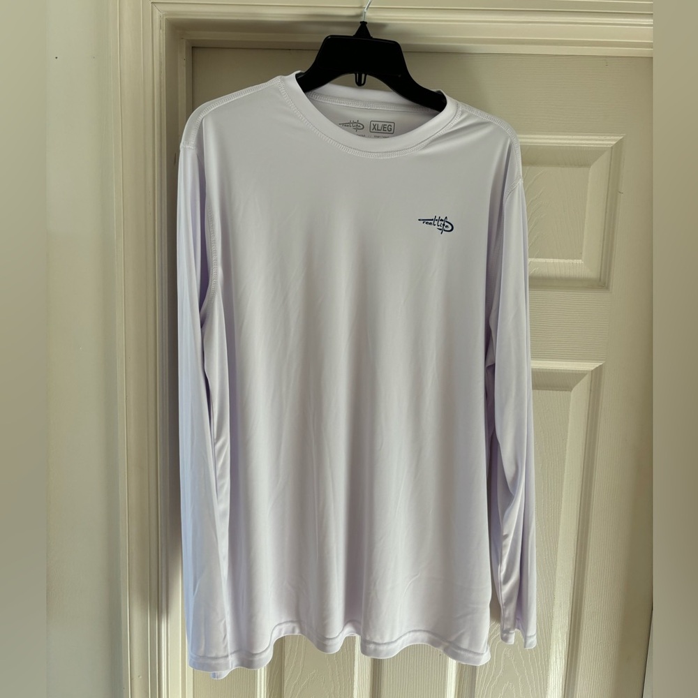 Reel Life Men’s White Long Sleeve Shirt Size XL